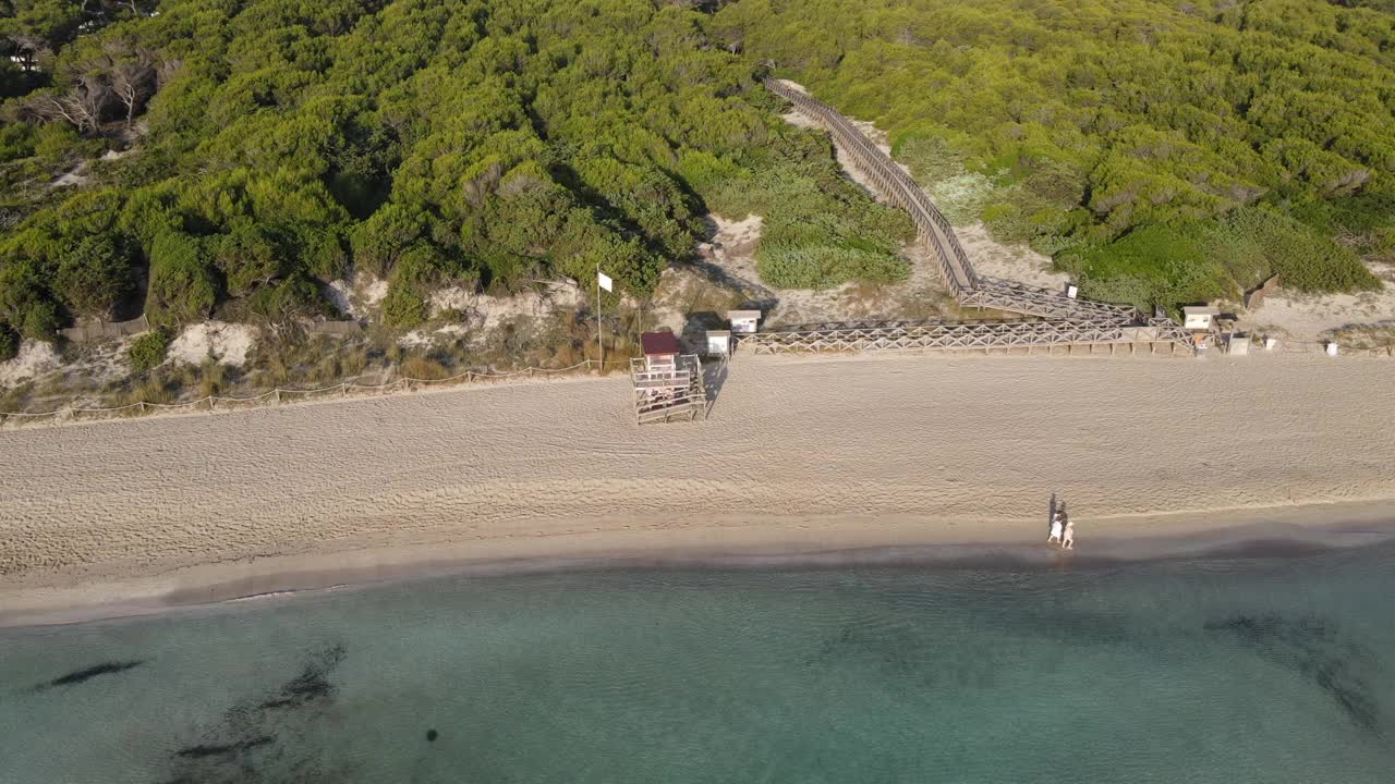 西班牙巴利阿里群岛马略卡岛最好的海滩视频素材