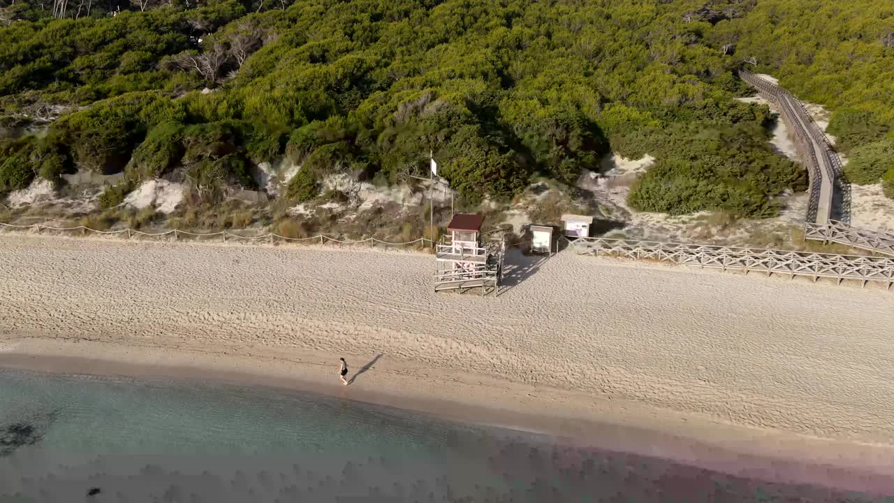 西班牙巴利阿里群岛马略卡岛最好的海滩视频素材