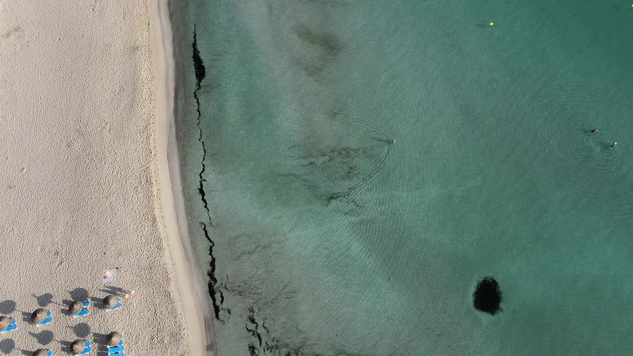 西班牙巴利阿里群岛马略卡岛最好的海滩视频素材