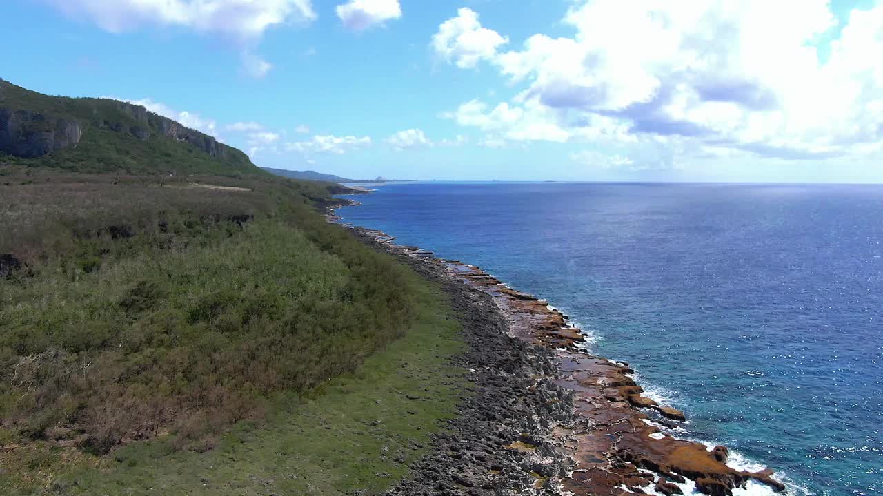 海景/塞班岛，北马里亚纳群岛视频素材