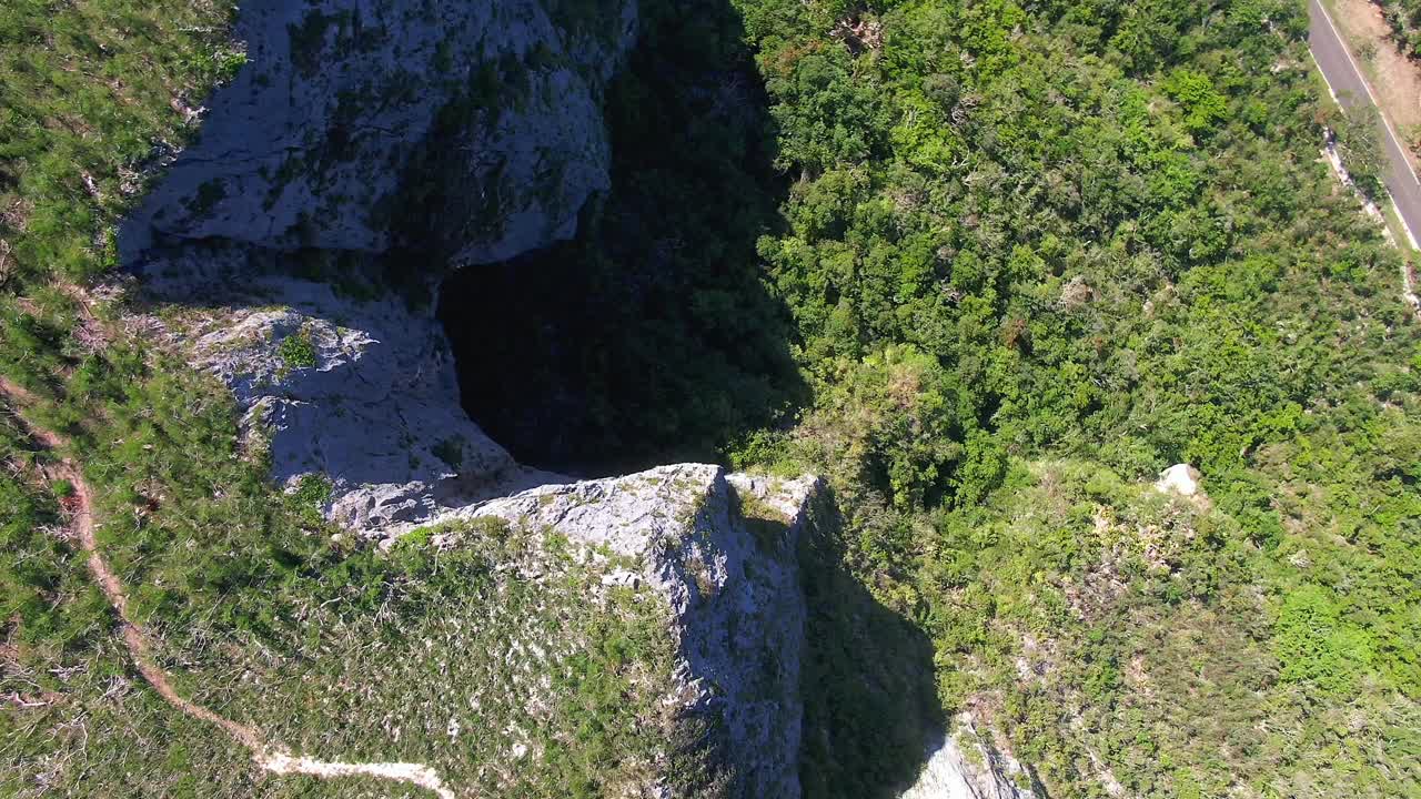 自杀悬崖/塞班岛，北马里亚纳群岛的风景视频素材