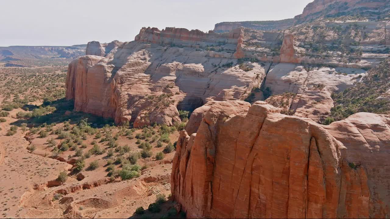 鸟瞰大峡谷亚利桑那山脉旅行沙漠视频素材