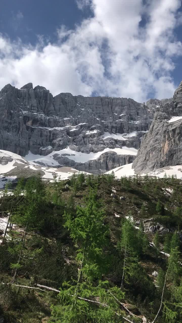 Sorapiss湖，Dolomites，意大利视频素材