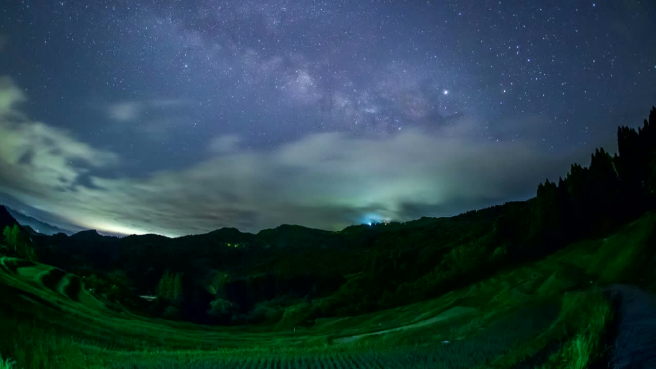 山美达的星空视频素材