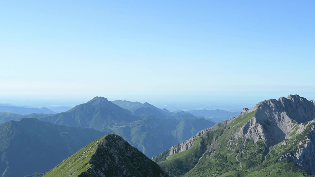 格里涅和科莫湖的景色视频素材