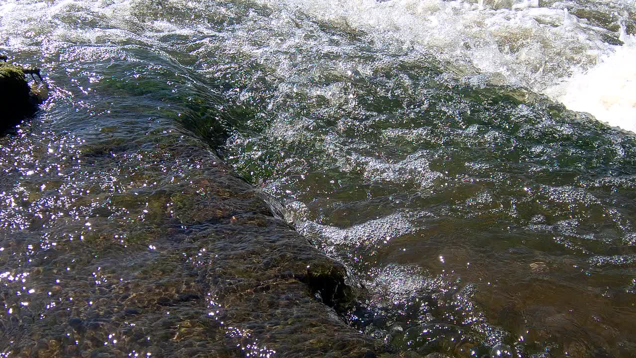 水流湍急视频素材