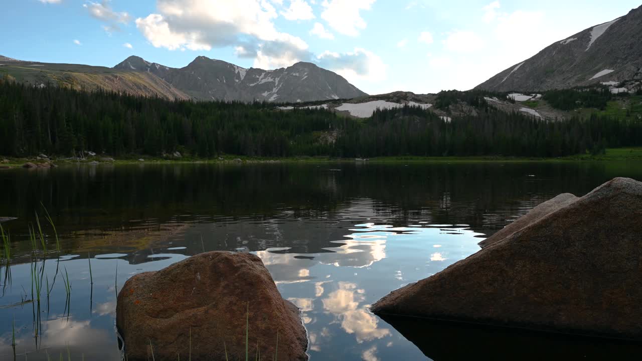 Lost Lake傍晚的倒影视频素材