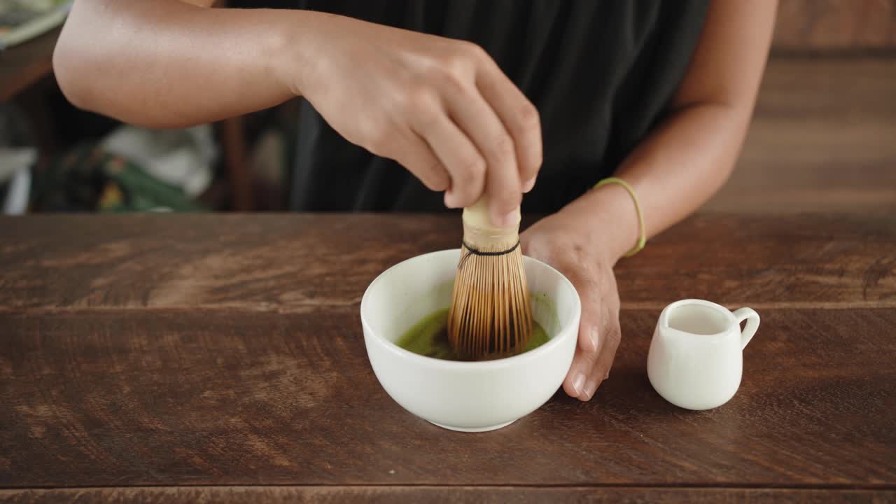 准备抹茶视频素材