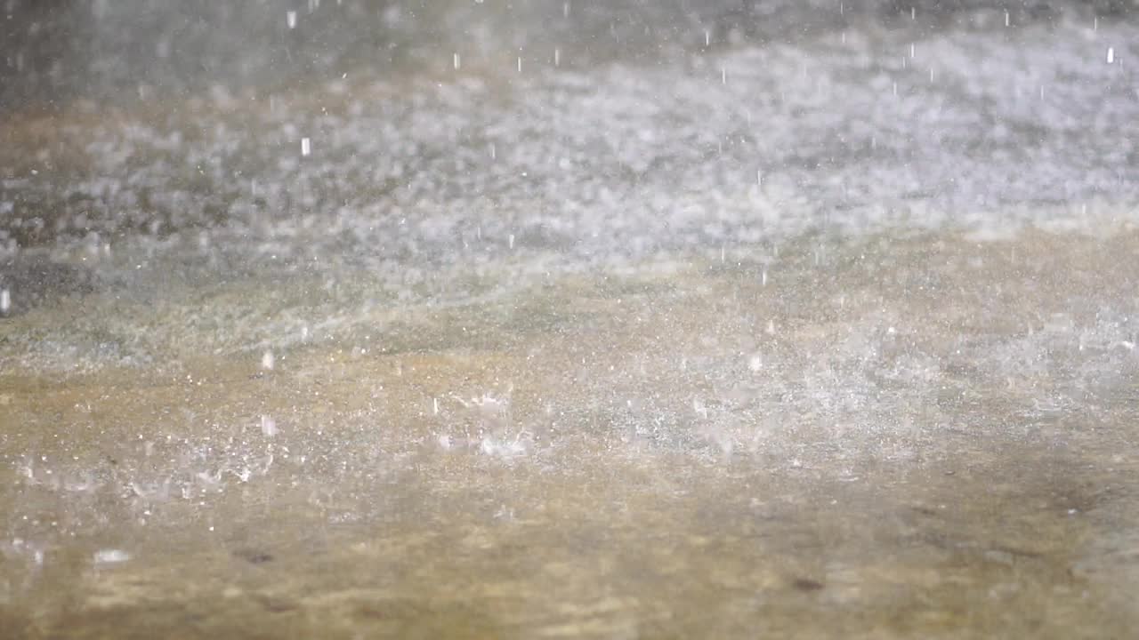 下雨了视频素材