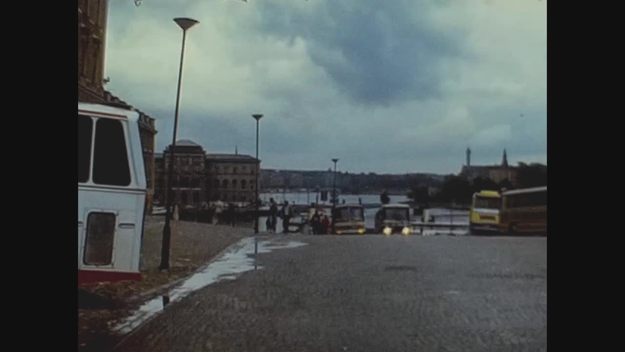 哥本哈根1975年，哥本哈根街景视频素材