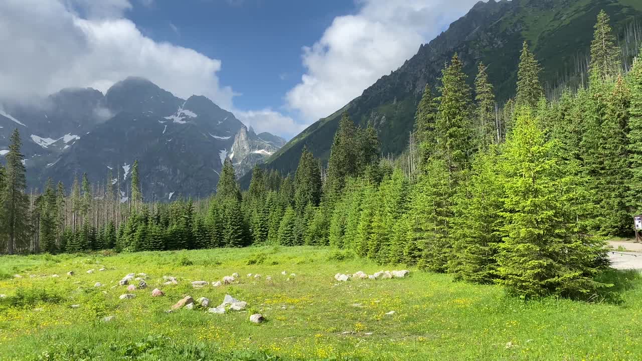 波兰Tatra山上视频下载