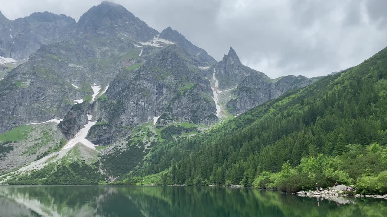 波兰塔特拉湖视频素材