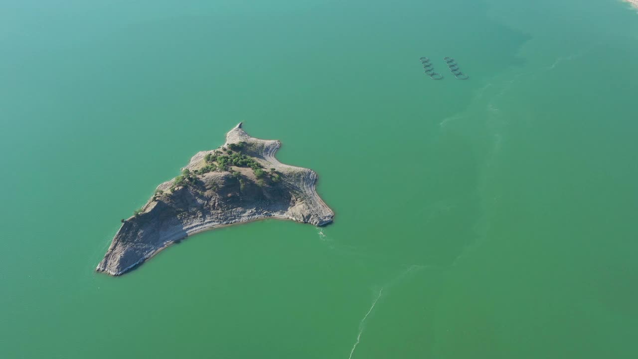 岛屿鸟瞰图视频素材