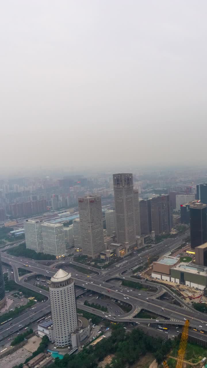 夜景鸟瞰图视频素材