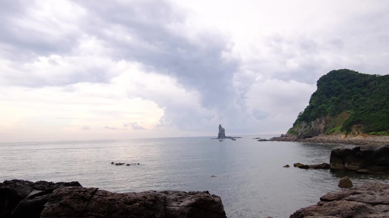 镰崎的美丽风景，有拍上岩视频素材