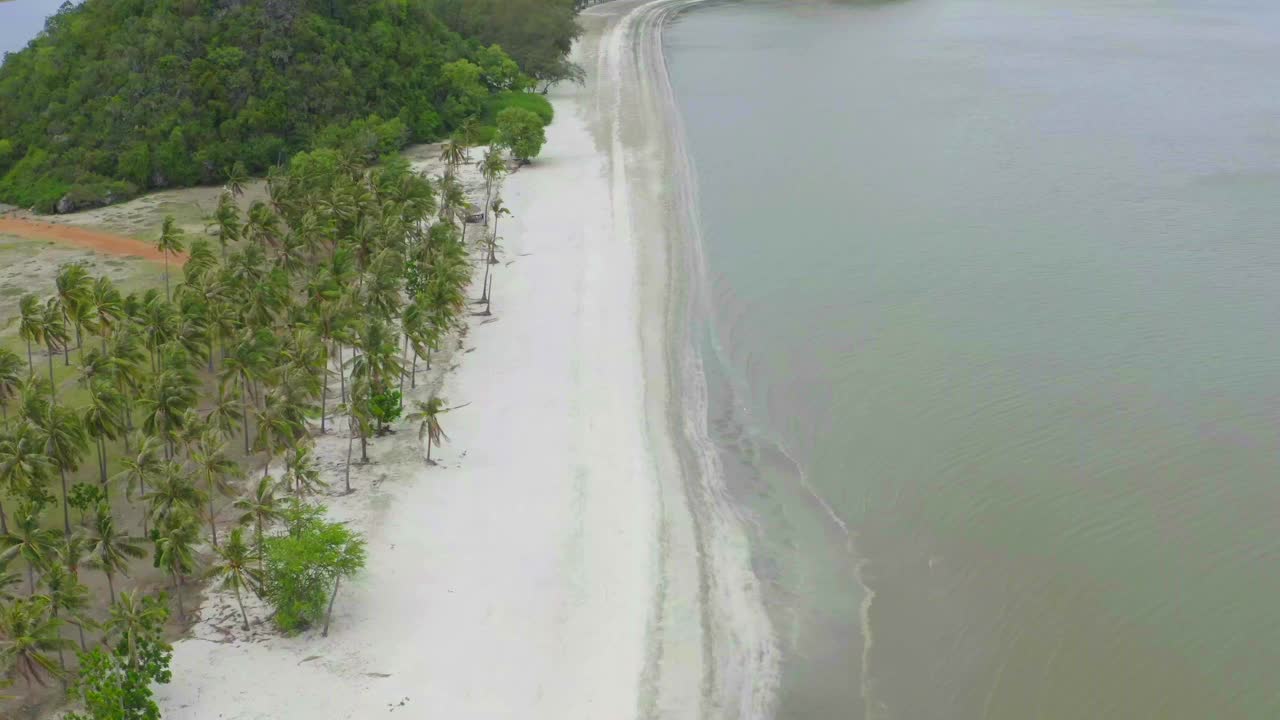 泰国Prachuap Khiri Khan国家公园的佛州海滩视频素材