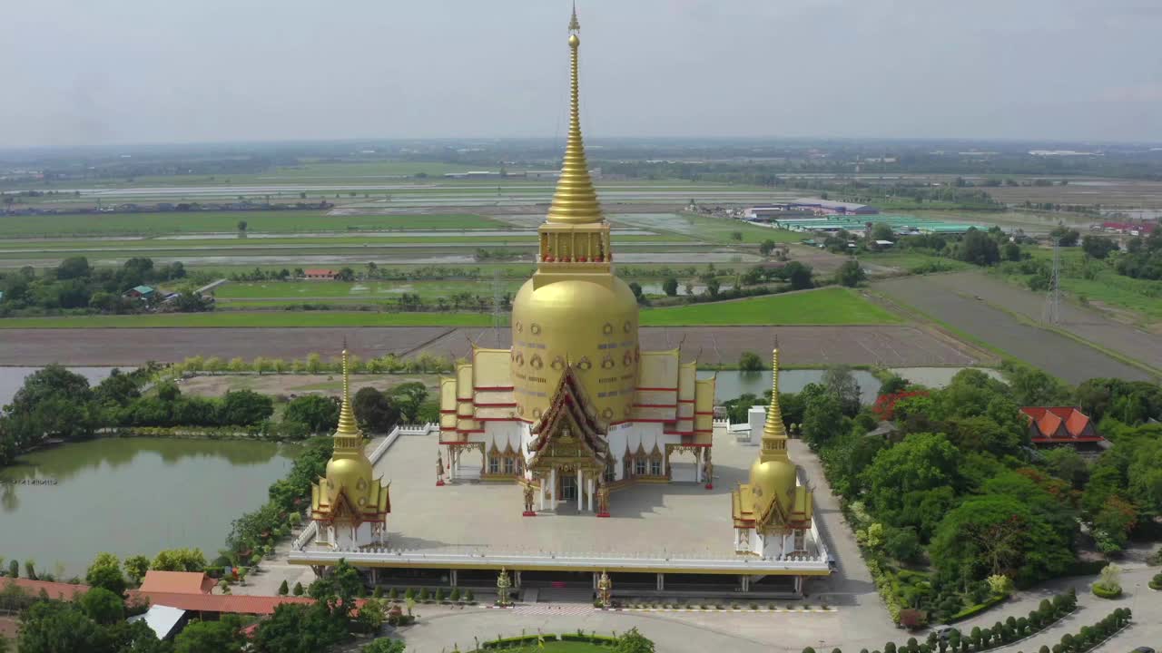 泰国差春骚的帕隆阿卡特寺视频素材