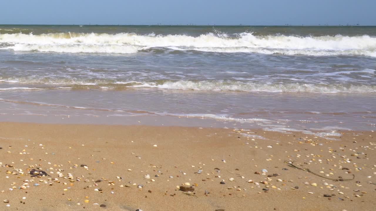 海岸与海浪视频素材