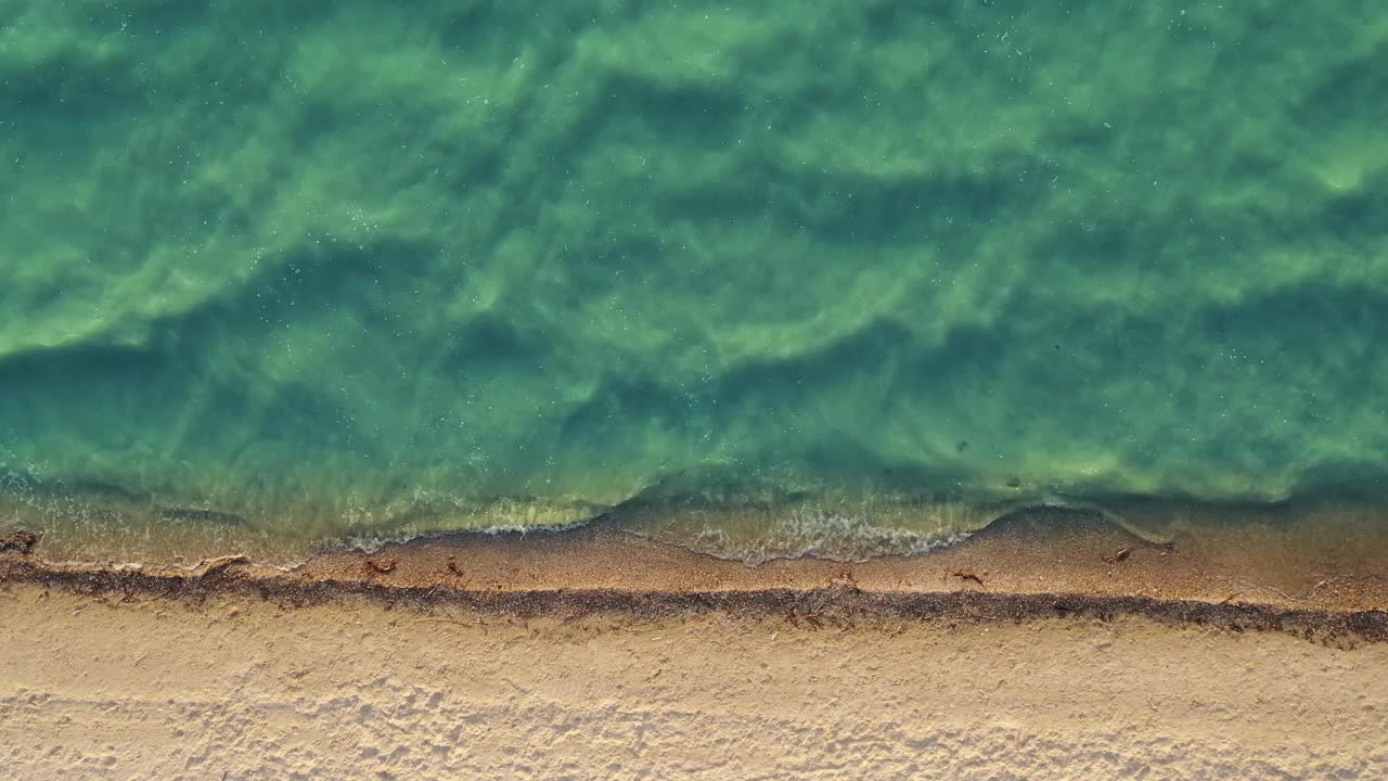 海岸。鸟瞰图视频素材