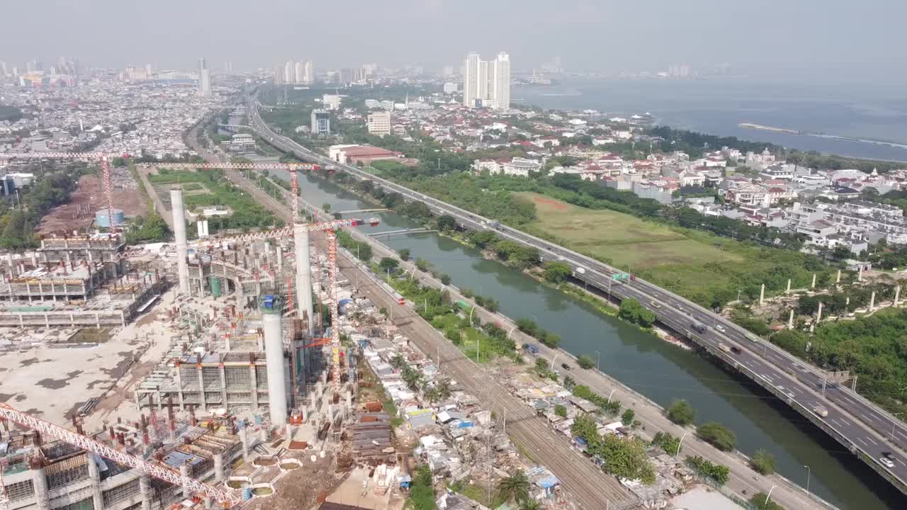 建筑鸟瞰图视频素材