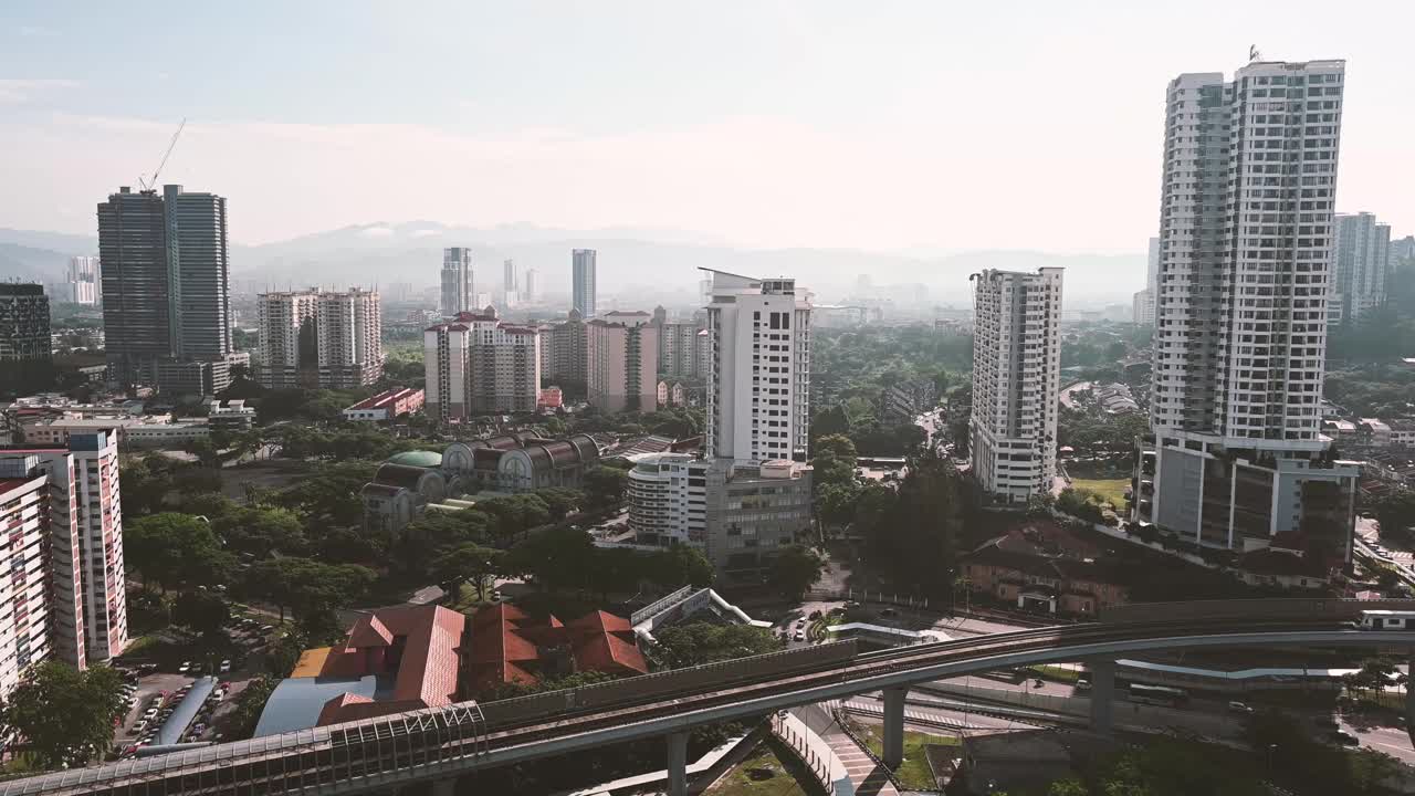 吉隆坡的城市天际线视频素材