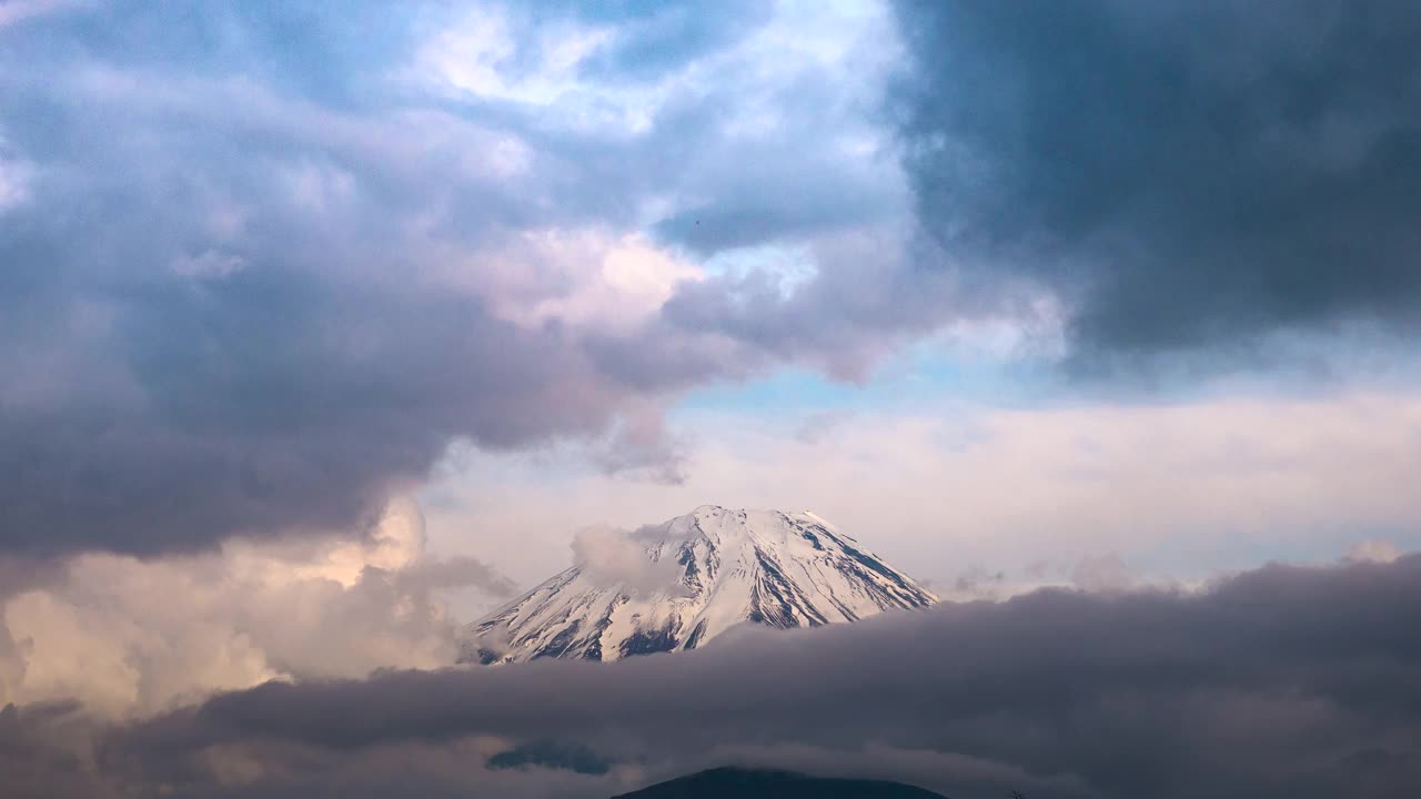 关闭富士山视频素材