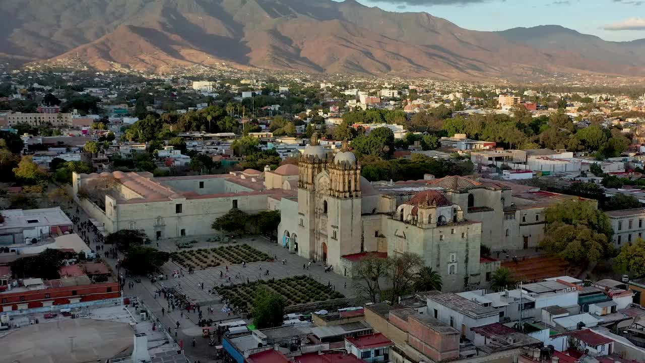 Santo Domingo de Guzmán 教堂 - 墨西哥瓦哈卡视频素材