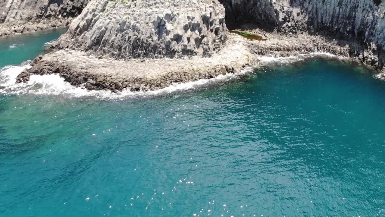 海景/韩国济州岛西归浦市视频素材