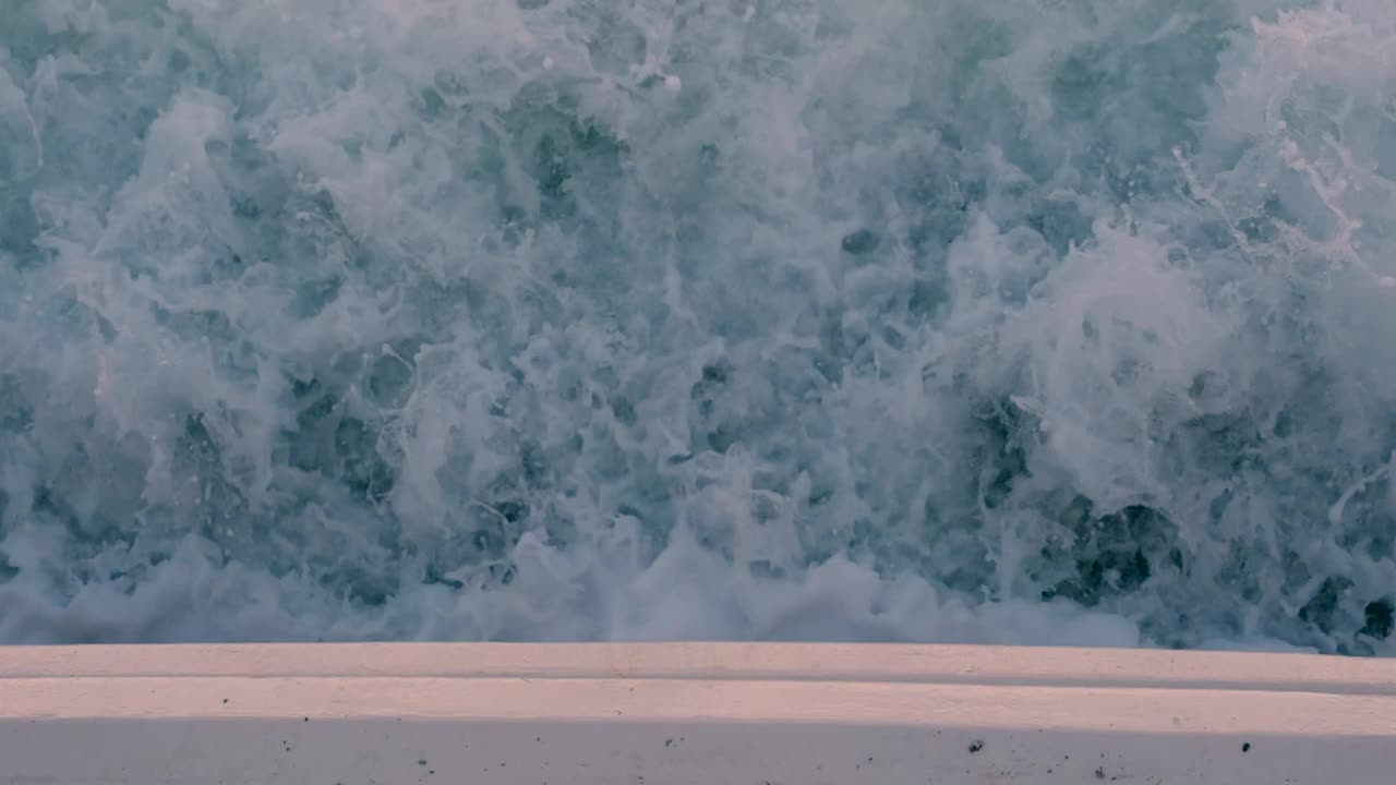 波浪背景，特写视频素材