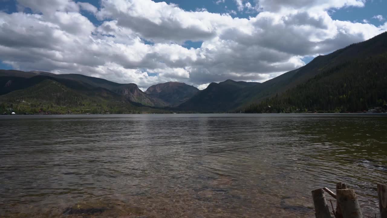 高山湖泊视频素材