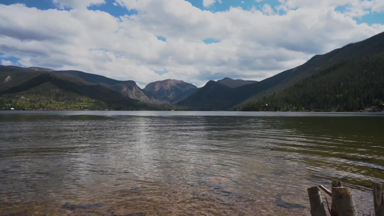 高山湖泊视频素材