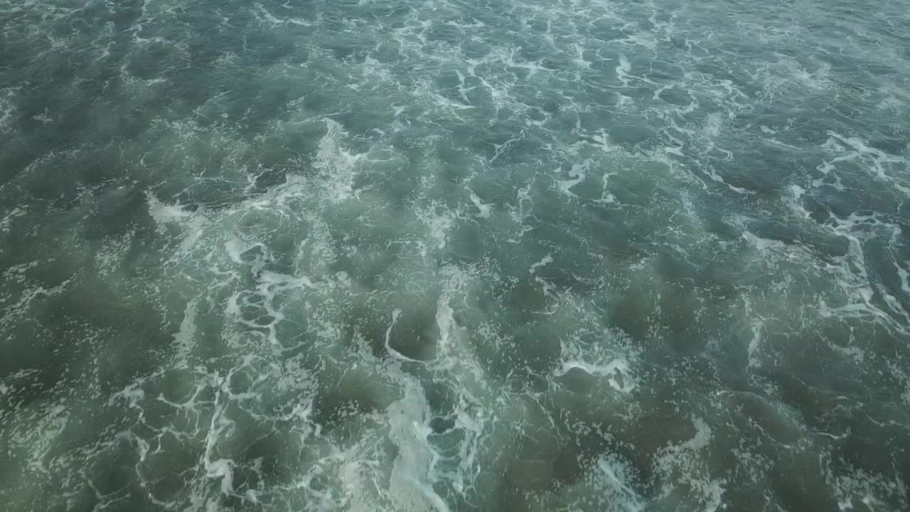 海浪的风景/印度尼西亚巴厘岛视频素材