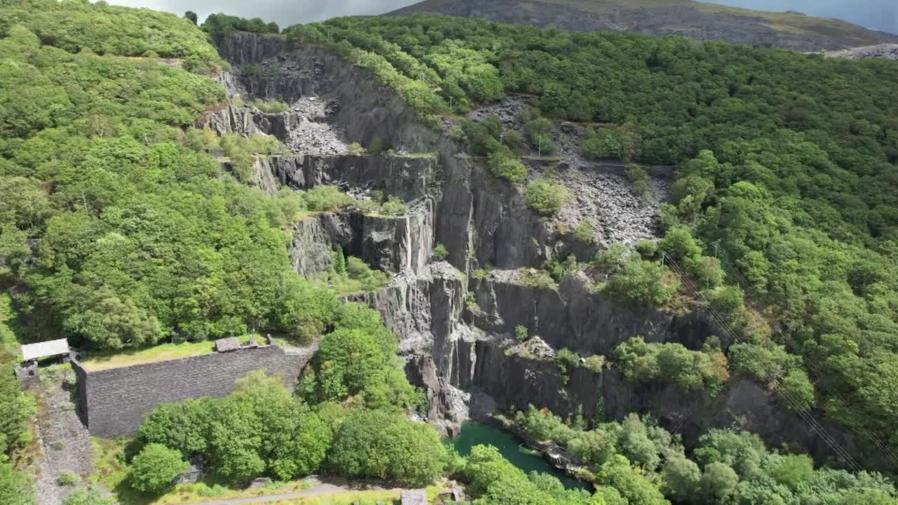 GVs板岩景观，格温内德视频素材