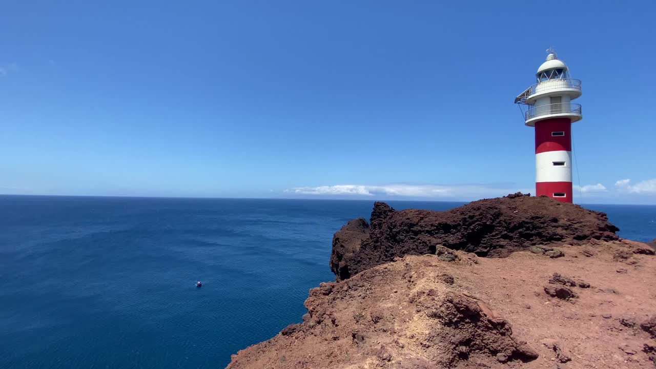 在蓬塔德特诺引人注目的海岸视频素材