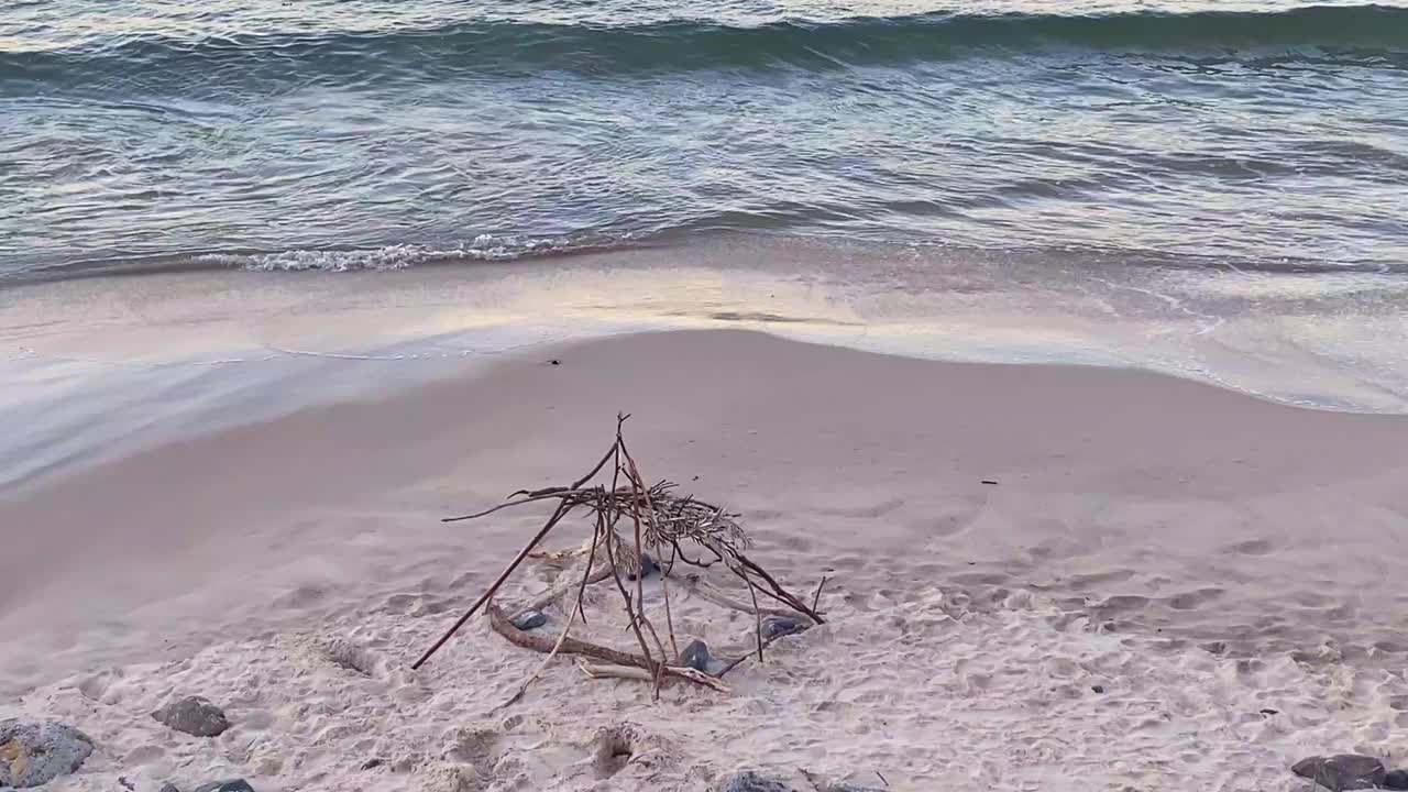 热带岛屿海滩景观视频素材