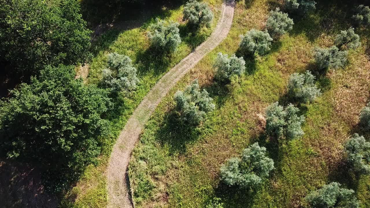 意大利乡村鸟瞰图视频素材