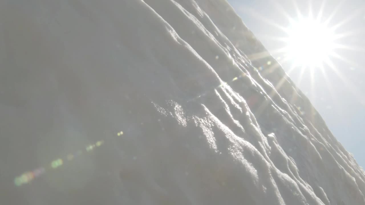 日本富山立山高山路线雪墙视频素材