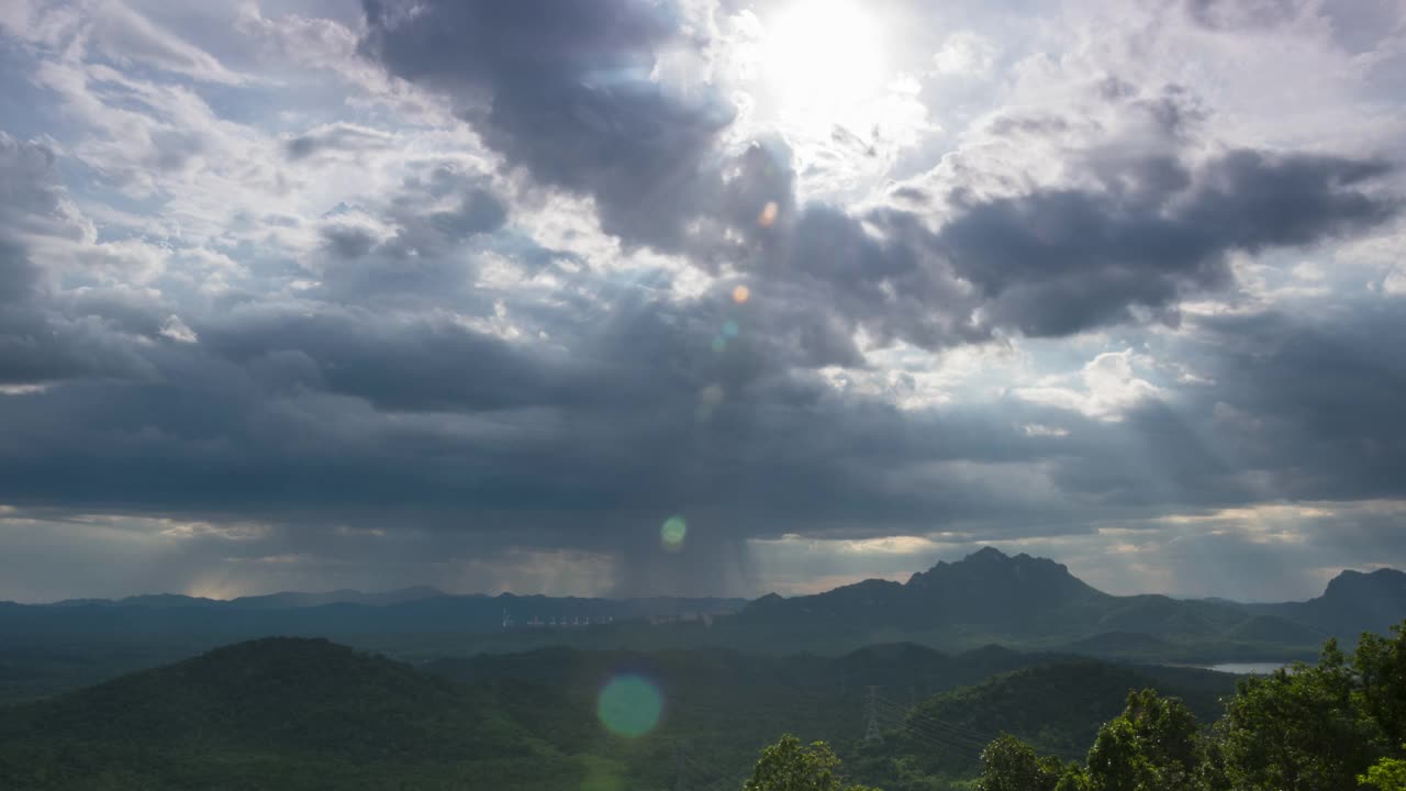 雷暴视频素材