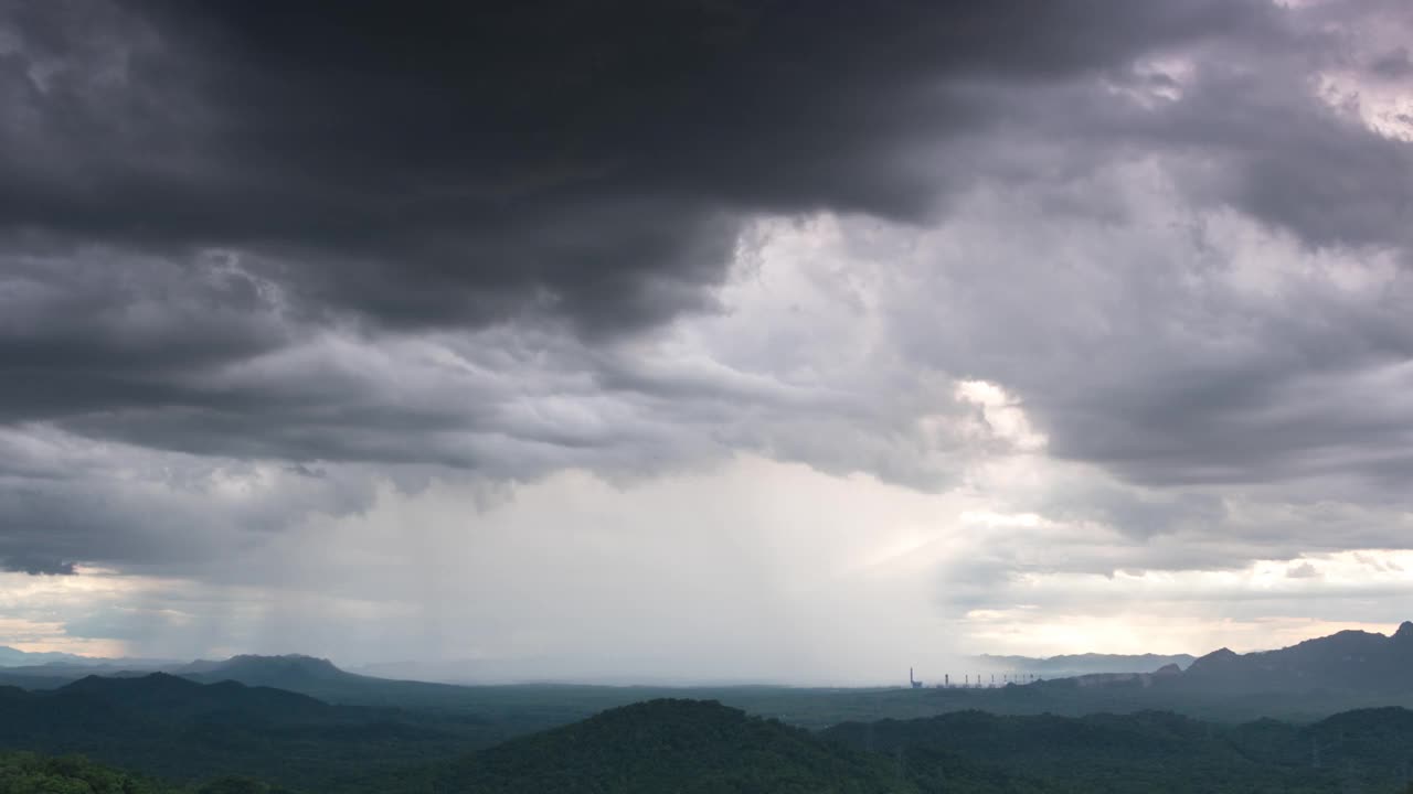 雷暴视频素材