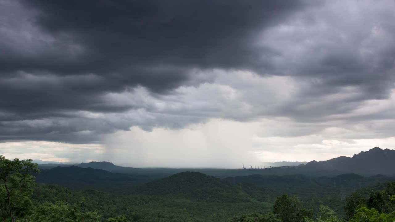 雷暴视频素材