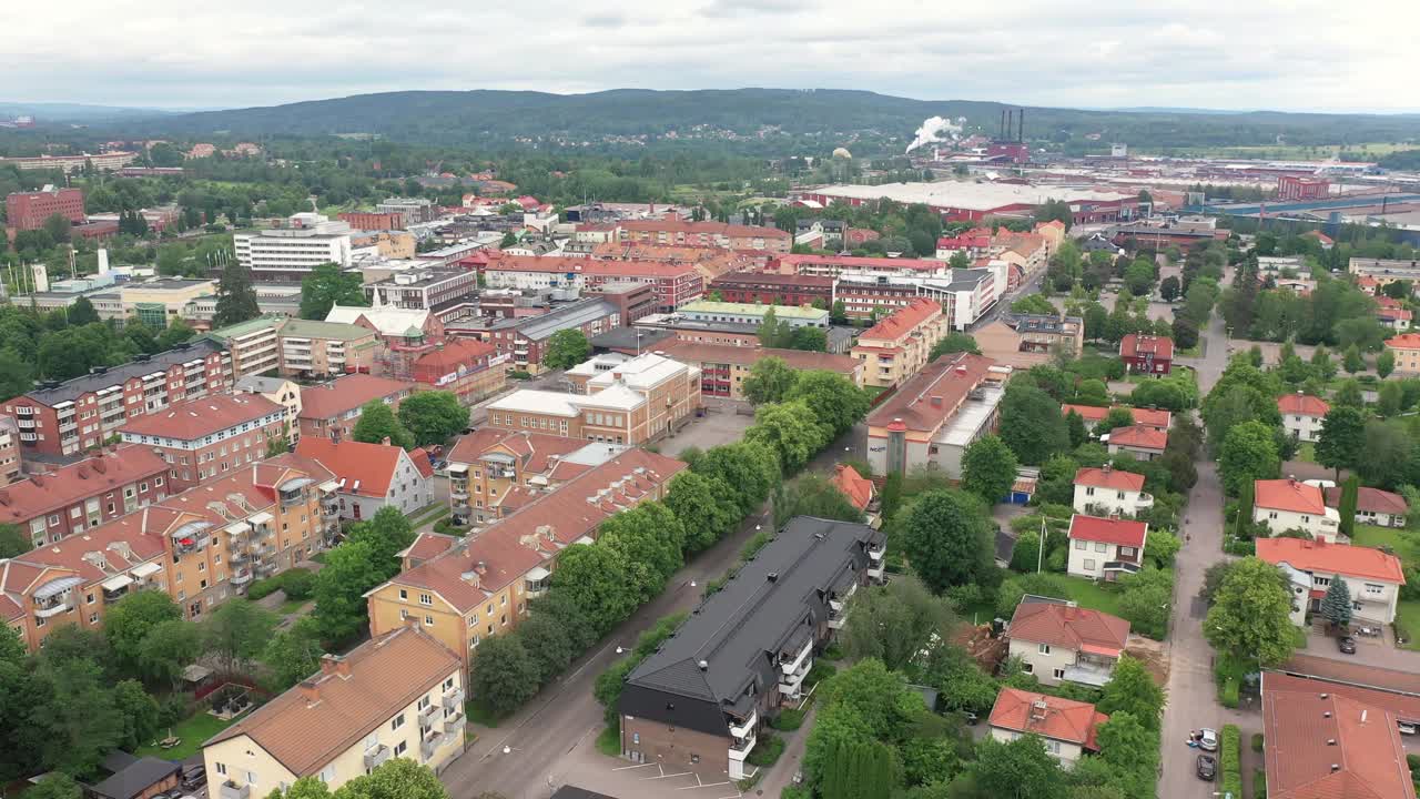 Borlänge,瑞典视频素材