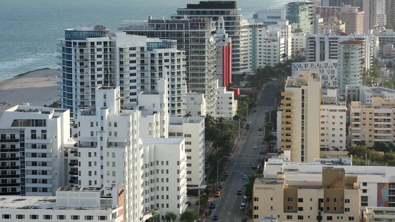 迈阿密海滩城市视频素材