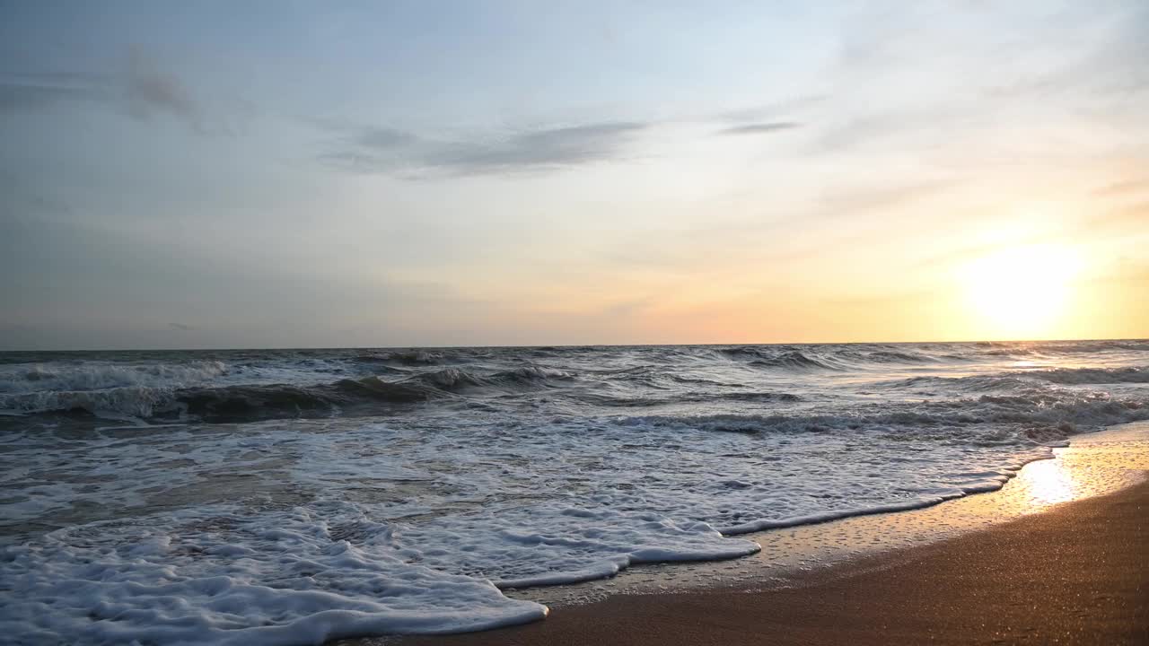 日落与海景视频素材