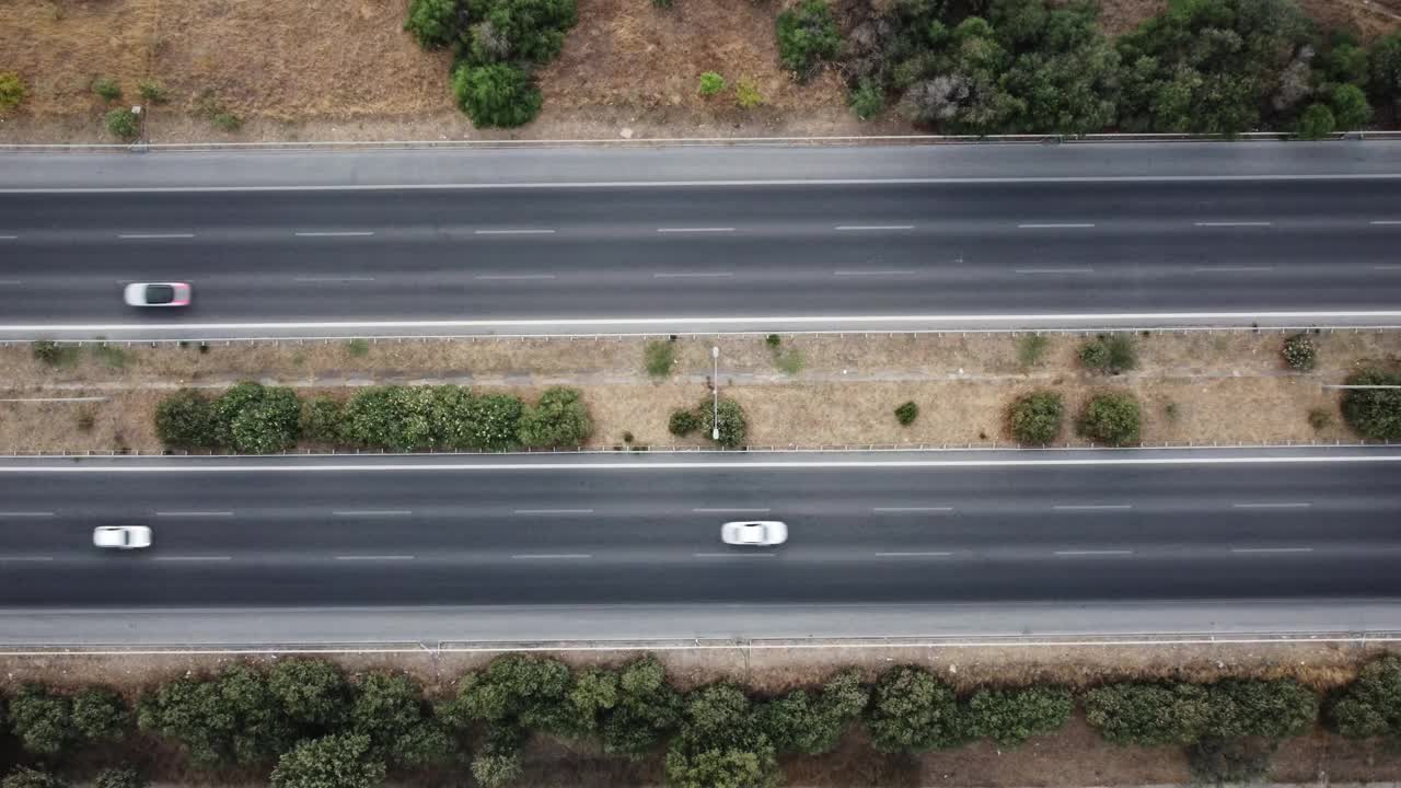 高速公路低流量视频素材