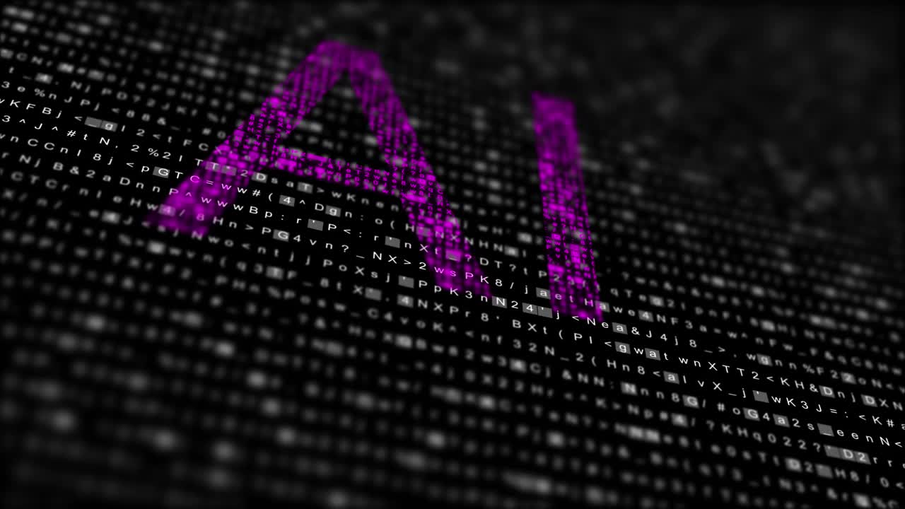 随机、人工智能、云计算视频素材