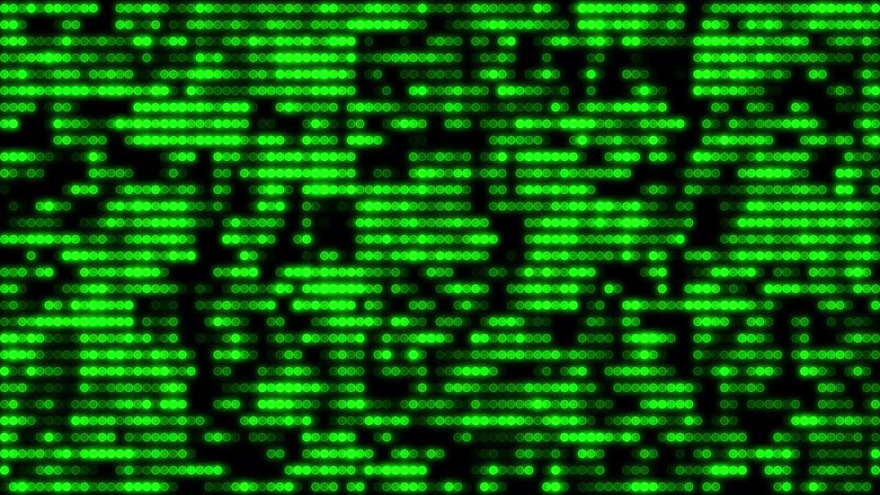 4k数字大数据绿色抽象金融技术背景视频素材