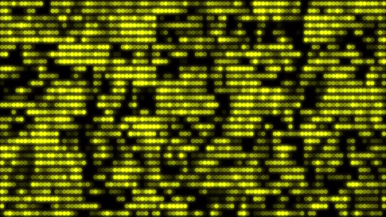 4k数字大数据黄抽象金融科技背景视频素材