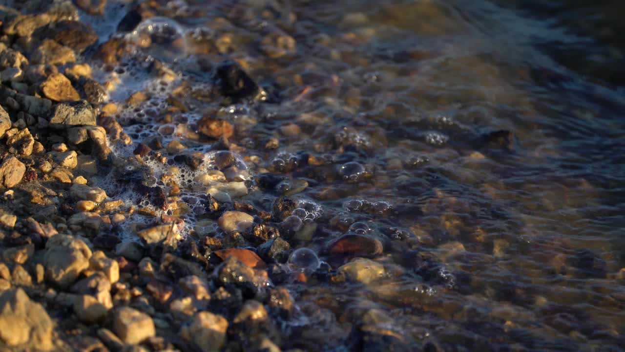 海滨-水-海洋-自然-沙子视频素材