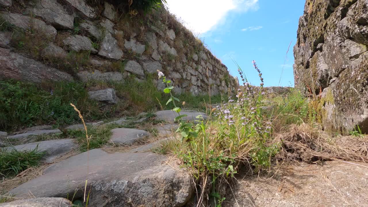 小路-乡村-石头-岩石-自然视频素材