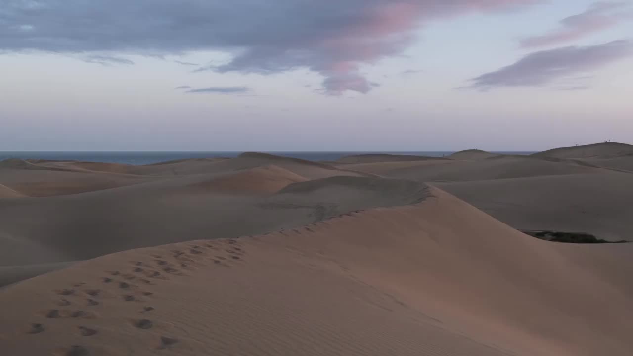 沙漠是一片贫瘠的土地，几乎没有降水，因此，生存条件对植物和动物很不利。植被的缺乏使未受保护的地面暴露在剥蚀过程中。关于视频素材